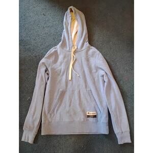 Champion Mens Small Light Blue Hooded Sweatshirt